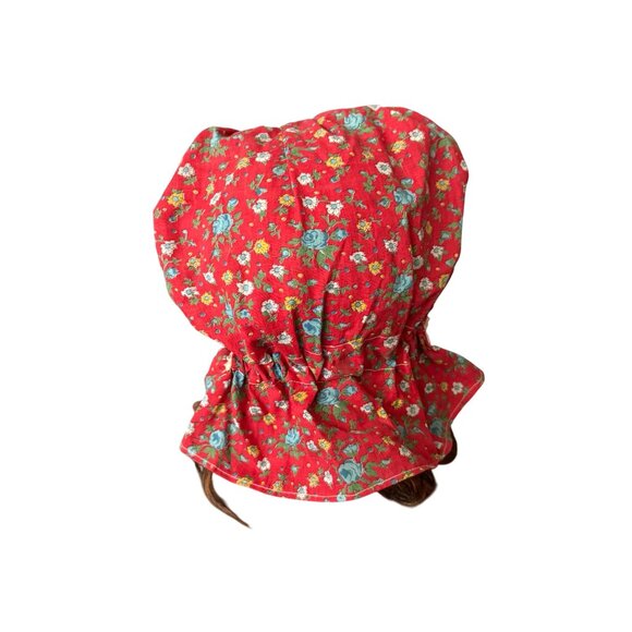 Vintage Floral Prairie Bonnet Hat - Picture 3 of 5